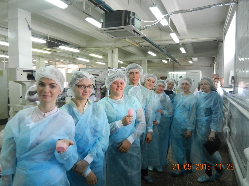 Экскурсия студентов ЕГФ на производственно-промышленный комбинат «Весна»